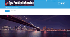 Desktop Screenshot of cpvpromediaservice.com