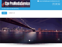 Tablet Screenshot of cpvpromediaservice.com